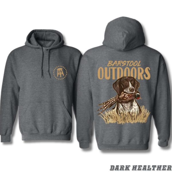 Barstool Outdoors Hoodie, Country boy clothing, Hunting Dog Design, Perfect for Outdoor Adventures, Comfortable and Warm, Hoodie For Men, Hoodie For Women . Tops Underwear, Street Life Style - Image 5