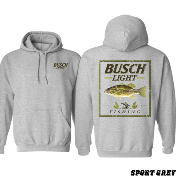Busch Light Fishing Hoodie, Classic Fish Design, Perfect for Anglers and Beer Lovers, Ideal for Outdoor Adventures, Cozy and Stylish, Unisex Hoodie for Men and Women , Winter Fashion - Image 3