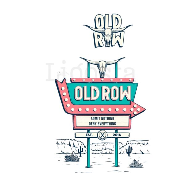 Old Row Shirt, Retro Sign Design, Trendy Shirt for Men and Women,  Menswear Shirt, Cowboy Style, Old Town, Western Style - Image 6