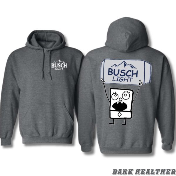 Busch iLight Hoodie, Fun Cartoon Character Design, Perfect for Beer Lovers, Ideal for Casual Wear and Relaxation, Cozy and Humorous, Unisex Hoodie for Men and Women , Winter Fashion - Image 4