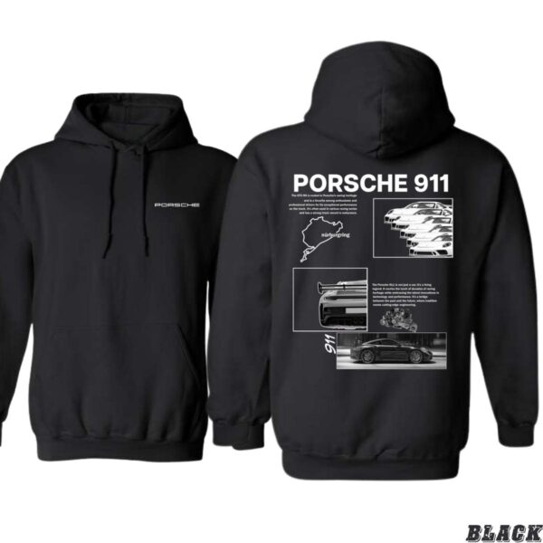 Porsche 911 Design, Automotive Enthusiast Hoodie, Sleek and Sporty Style , Hoodie Design