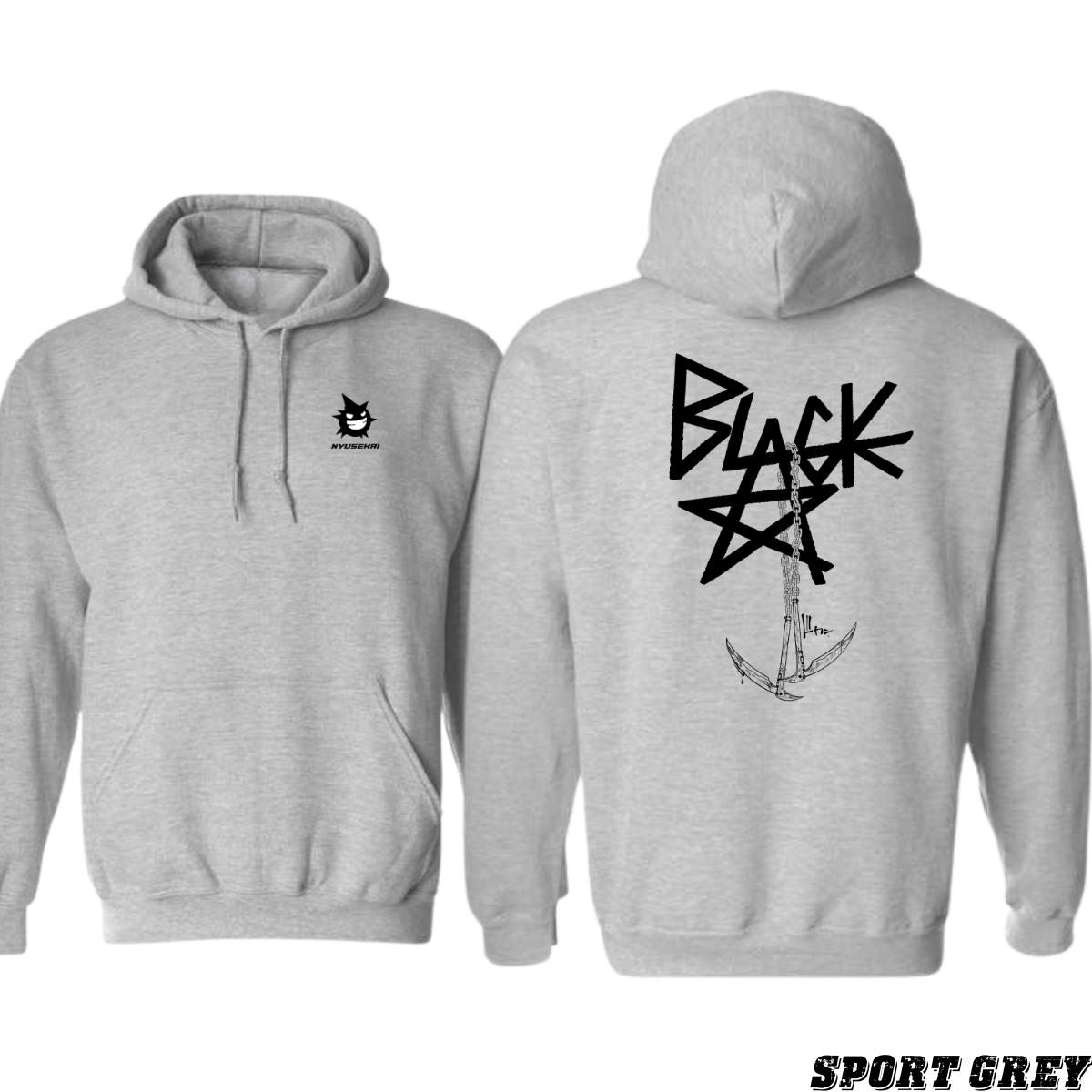 Hyakkimaru Hoodie, Black Star and Anchor Shirt, Trendy Hoodie for Men and Women , Hoodie Design