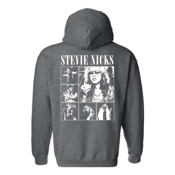 Steviee Nicks Hoodie, Iconic Photo Collage Design, Music Fans, Ideal for Casual Wear, Menswear Unisex, Street Life Style - Image 5