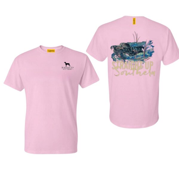 Straight Up Southern TShirt, Camo Country TShirts, Retrieving Dog Design, Perfect for Hunting and Outdoor Lovers, Comfortable and Stylish, TShirt For Men, TShirt For Women . Tops Underwear, Street Life Style - Image 5