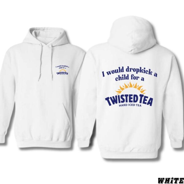 Twisted Tea Hoodie, Humorous Dropkick Quote with Iconic Beverage Logo, Perfect for Fans of Twisted Tea and Unique Apparel, Comfortable Hoodie for Casual Wear and Bold Humor , Winter Fashion - Image 2