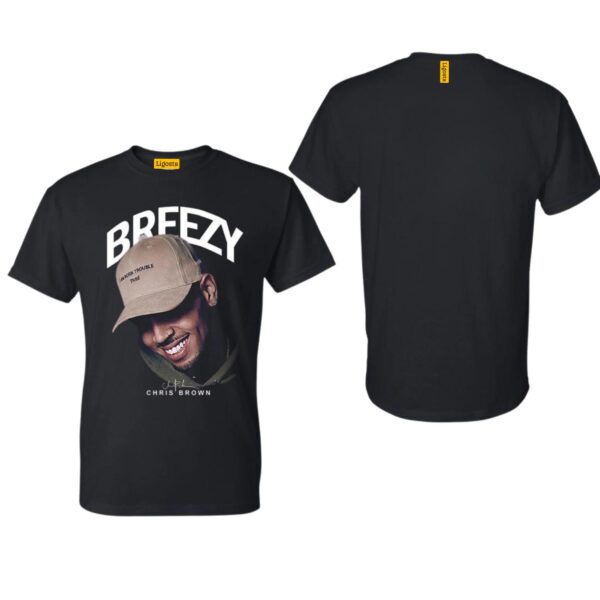 Breezy Chris Signature Graphic T-Shirt - Bold Streetwear for Fans, Breezy Style, Bold Streetwear, Music Fan Fashion, Signature Style - Image 2