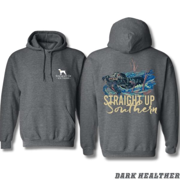 Straight Up Southern Hoodie, Camo Country Hoodies, Retrieving Dog Design, Perfect for Hunting and Outdoor Lovers, Comfortable and Stylish, Hoodie For Men, Hoodie For Women . Tops Underwear, Street Life Style - Image 5