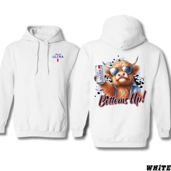 Michelob Ultra Bottoms Up Design, Casual Wear Hoodie, Fun and Festive Style , Hoodie Design - Image 4
