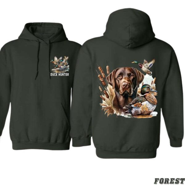 Duck Hunter Hoodie, Realistic Duck and Labrador Retriever Design, Ideal for Hunting Enthusiasts, Perfect for Outdoor Adventures, Comfortable and Stylish Unisex Hoodie, Celebrate Your Passion for Waterfowl Hunting , Hoodie Design - Image 6