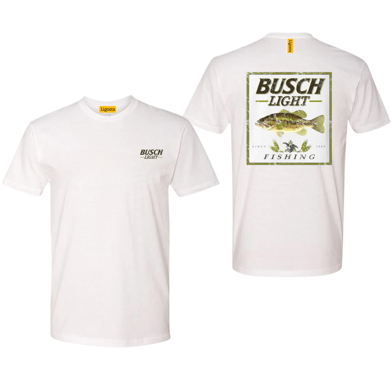 Busch LLight Fishing TShirt, Classic Fish Design, Perfect for Anglers and Beer Lovers, Ideal for Outdoor Adventures, Cozy and Stylish, Unisex TShirt for Men and Women , TShirt Design, Street Life Style