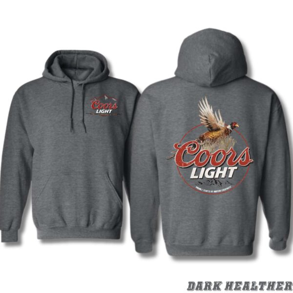 Coors Light Hoodie, Classic Pheasant Design, Perfect for Beer Lovers, Comfortable and Warm,  Menswear Unisex, Street Life Style - Image 8