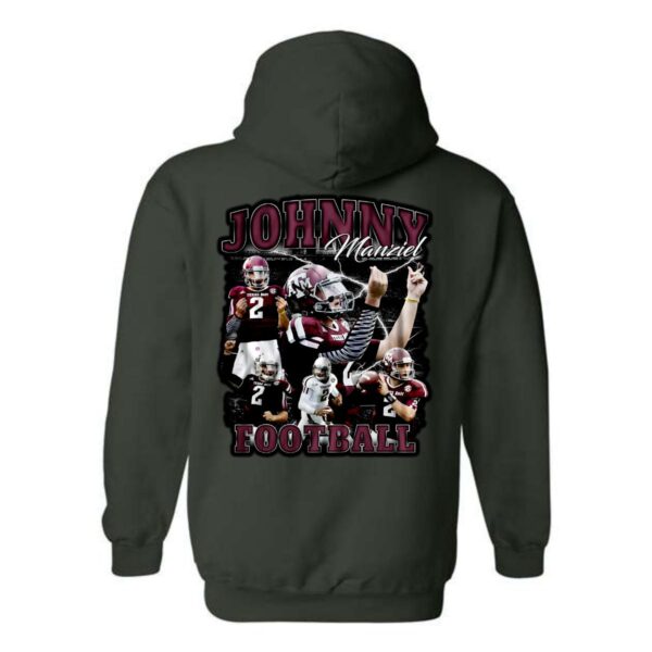 Johnny Manziel Football Hoodie, Dynamic Design Celebrating Johnny Football, Perfect for Sports Fans, Ideal for Casual Wear, Comfortable and Stylish, Hoodie For Men, Hoodie For Women , Hoodie Design - Image 6