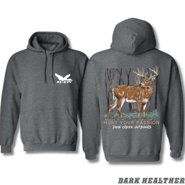 Dixiee Creek Outdoors Hoodie, Deer Hunting Design, Camo Country Hoodies, Perfect for Outdoor Enthusiasts, Ideal for Casual Wear - Image 4
