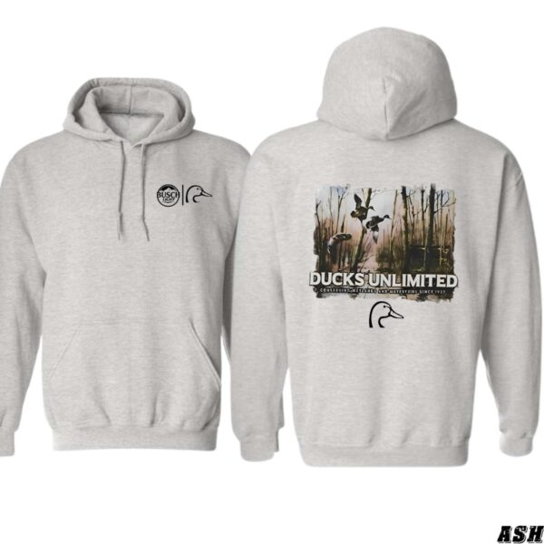Ducks Unlimited Conservation Hoodie, Iconic Wildlife Design Celebrating Waterfowl Conservation, Menswear Sweaters, Street Life Style - Image 2