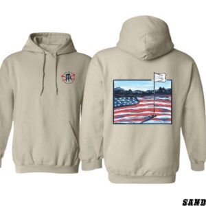 Barstool Golf Hoodie, American Flag Golf Course Shirt, Trendy Hoodie for Men and Women , Hoodie Design