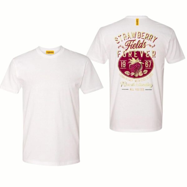 Old School Band Tees Shirt Design, Comfort Retro Band Tee, Beatle Strawberry Fields Rock Band Tee, Oversized Trendy Shirts, Retro Graphic Tee, Street Life Style