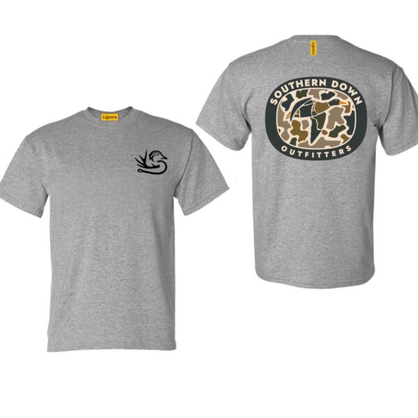 Southern Down Outfitters Camo T-Shirt, Duck Hunting Southern Down T-Shirt, Southern Down Outfitters Hunting Shirt, For southern style enthusiasts, Perfect for hunting trips - Image 4