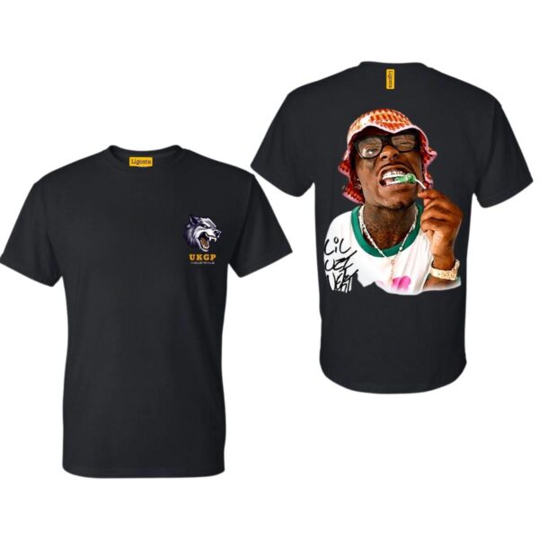 Lil Uzi Vert Big Face Graphic Tee, Lil Uzi Vert Design , Graphic Streetwear, Street Life Style, Retro Graphic Tee - Image 2