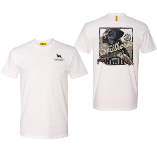 Straight Up Southern TShirt, Hunting Dog and Shotgun Design, Perfect for Outdoor Enthusiasts and Dog Lovers, Comfortable and Durable Camo Country TShirts, Ideal for Men and Women, High-Quality Material, Street Life Style - Image 5