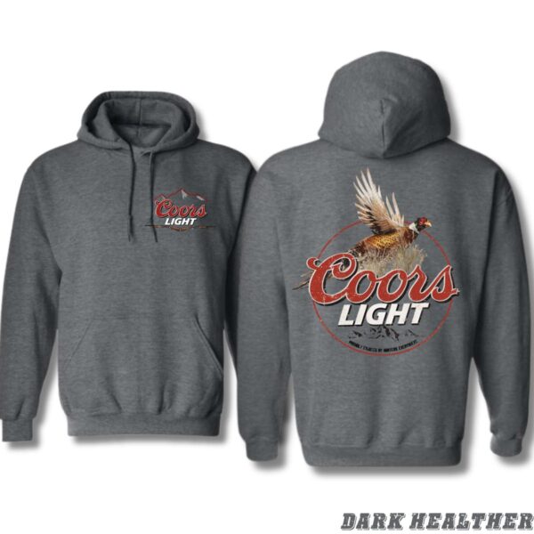 Coors Light Hoodie, Bold Pheasant Design, Perfect for Beer and Hunting Enthusiasts, Street Life Style - Image 5