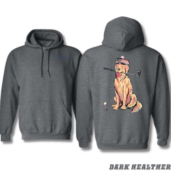 Barstool Golf Hoodie Design, Dog Playing Golf Image, Trendy Hoodie for Men and Women , Hoodie Design - Image 2