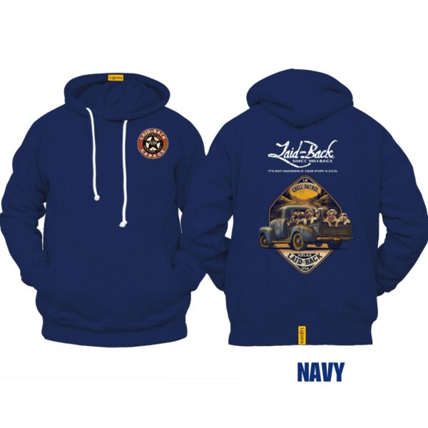 Ligosta Vintage, Laid-Back Hoodie, Unisex Hoodie Featuring Chill Patrol Truck Graphic, Perfect For Retro Truck Fans 24 - Image 2