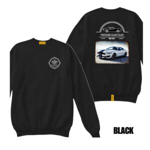 Ligosta Vintage, Cars Club Collection Sweatshirt, Unisex Sweatshirt Featuring Ford Mustang Shelby GT350 Graphic, Muscle Car Fans 10