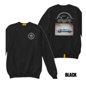 Ligosta Vintage, Cars Club Collection Sweatshirt, Unisex Sweatshirt Featuring Jaguar E-Type Graphic, Perfect For Classic Car Enthusiasts 04