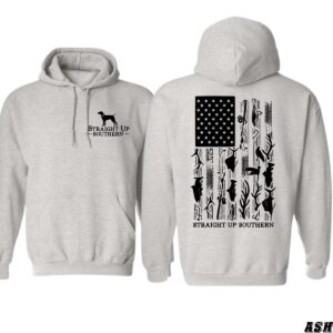Straight Up Southern Hoodie, Patriotic American Flag Design, Perfect for Southern Pride, Ideal for Casual Comfort, Bold and Stylish, Unisex Hoodie for Men and Women , Winter Fashion