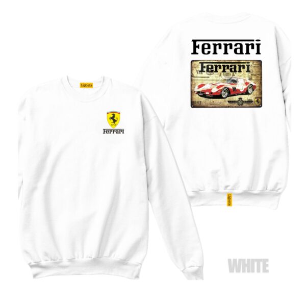 Ligosta Vintage, Cars Club Sweatshirt, Unisex Sweatshirt Featuring Ferrari 250 GTO Graphic, Perfect For Sports Car Fans 21 - Image 3