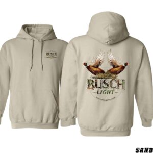 Busch iLight Hoodie, Pheasant Hunting Shirt, Trendy Hoodie for Men and Women , Hoodie Design