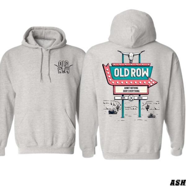 Old Row Hoodie, Retro Sign Design Shirt, Trendy Hoodie for Men and Women , Hoodie Design - Image 9
