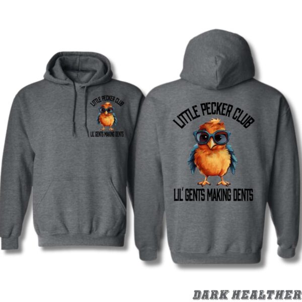 Little Pecker Club Hoodie, Playful Bird Design, Perfect for Fun-Loving Individuals, Ideal for Casual Wear, Cozy and Stylish, Unisex Hoodie for Men and Women , Winter Fashion - Image 4