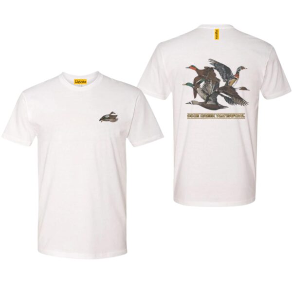 Dixie Creek Waterfowl TShirt Sport Grey Graphic TShirt Perfect for Outdoor Enthusiasts Cozy and Stylish Ideal for Nature Lovers Makes a Great Gift for Birdwatching Fans , TShirt Design, Street Life Style