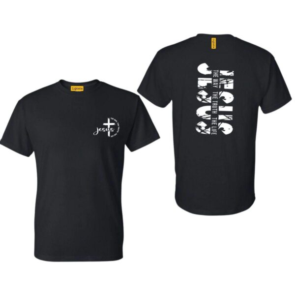 Jesus The Way The Truth The Life, Bible Verse, Jesus Christian Shirt, Church Shirt - Image 2