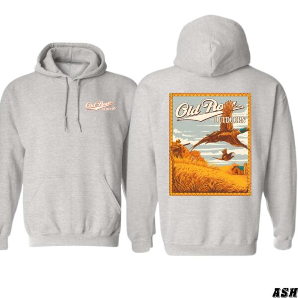 Old Row Outdoors Hoodie, Vibrant Nature Scene, Menswear Sweaters, Sweatshirt Tops, Sweatshirt Tops, Street Life Style - Image 3