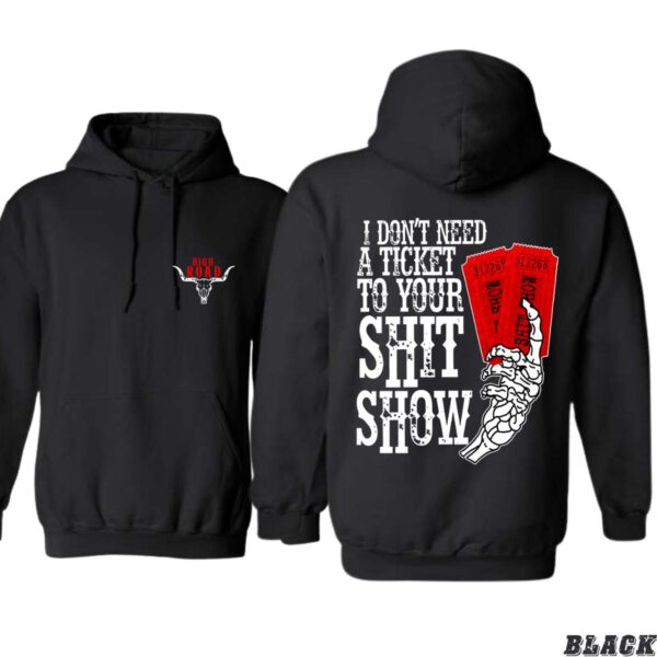 High Road Hoodie, Edgy Streetwear, Unique Graphic Apparel, This High Road hoodie features a bold and humorous design with premium material, perfect for those who love making a statement with their streetwear fashion. , Winter Fashion - Image 5