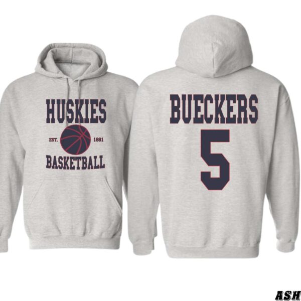 Huskies Basketball Hoodie, Bueckers 5 Shirt, Trendy Hoodie for Men and Women , Hoodie Design - Image 9