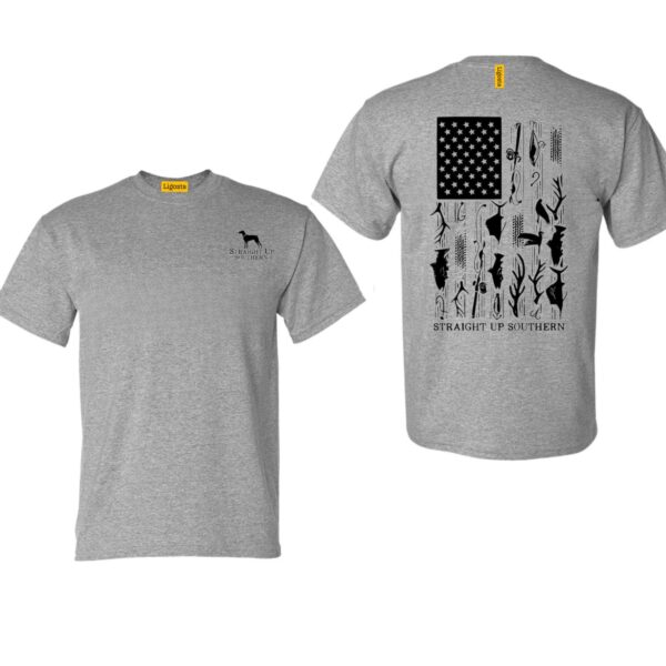Straight Up Southern TShirt, Patriotic American Flag Design, Perfect for Southern Pride, Ideal for Casual Comfort, Bold and Stylish, Unisex TShirt for Men and Women , TShirt Design, Street Life Style - Image 4