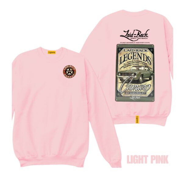 Ligosta Vintage, Cars Club Sweatshirt, Unisex Sweatshirt Featuring Laid-Back Camaro Legends Graphic, Perfect For Classic Car Fans 25 - Image 4