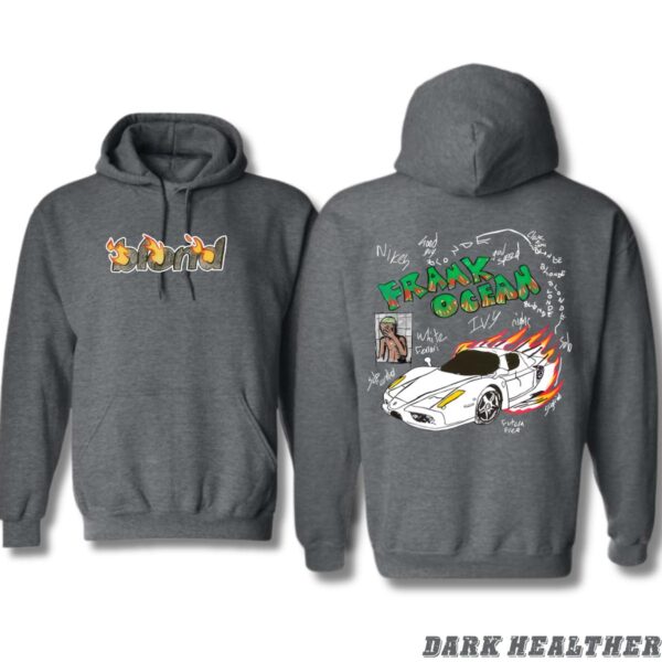 Frank Oceaner Hoodie, Nostalgic Sports Car Design, Hoodies for Country Girls, Graphic Sweatshirt for Music Lovers - Image 3
