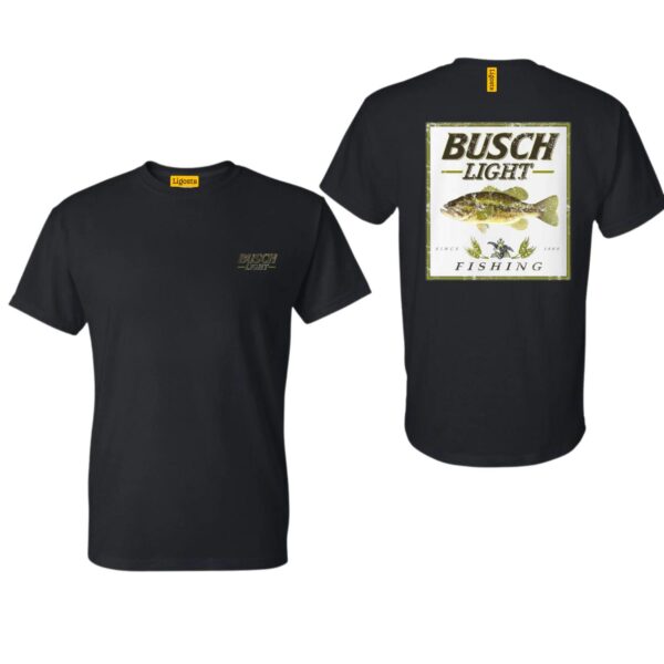 Busch LLight Fishing TShirt, Classic Fish Design, Perfect for Anglers and Beer Lovers, Ideal for Outdoor Adventures, Cozy and Stylish, Unisex TShirt for Men and Women , TShirt Design, Street Life Style - Image 2