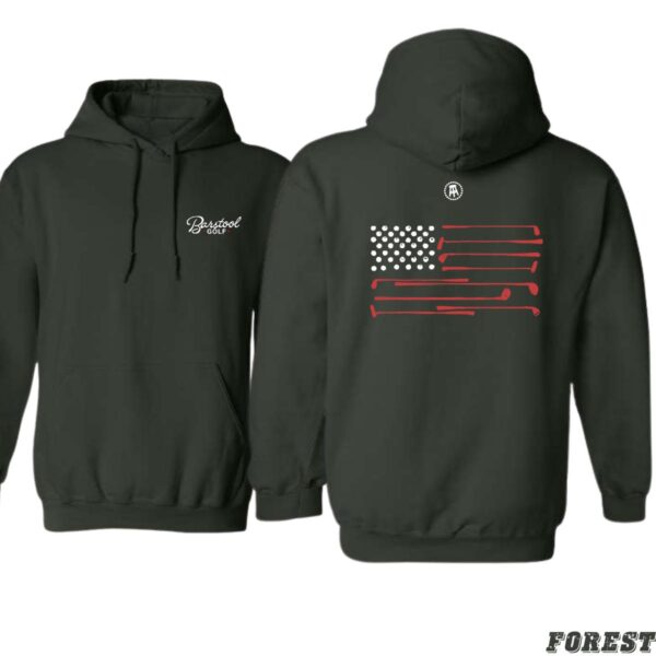 Barstool Golf American Flag Hoodie, Versatile Unisex Design for Casual or Sportswear Classic Menswear, Hoodie Style, Street Life Style - Image 4