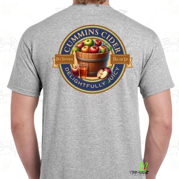 Cummins Cider - men's funny T-shirt- Menswear Casual Crewneck - Image 5