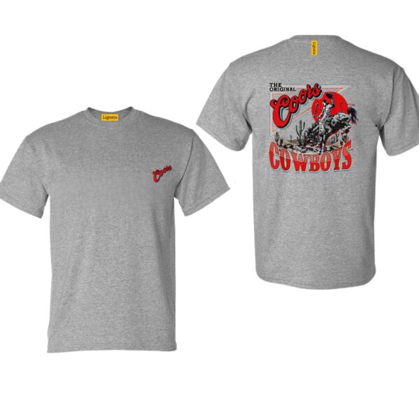 Coors Cowboys TShirt, Original Western Rodeo Design, Perfect for Cowboy Fans, Ideal for Casual Wear, Menswear Tops, Street Life Style - Image 4