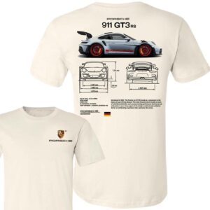 Porsche 911 GT3 RS Aesthetic T-shirt – Trending Unisex Shirt for Fans Cotton Menswear Top, Street LifeStyle, Trending T-Shirts, Comfortable T-Shirts