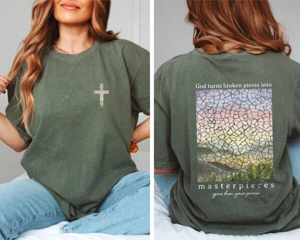Christian Shirts Bible Verse Shirt Christian TShirt Religious Gift Jesus Shirt Christian Apparel T Shirt Baptism Gift for Her Tees, Crewnecks, Hoodies ? Gifts for Him and Her - Image 2
