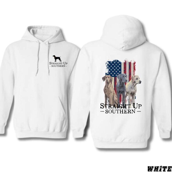 Straight Up Southern Sand Hoodie, Hoodies for Country Girls, Patriotic Dog Graphic, Southern Pride Sweatshirt, American Flag Outdoor Apparel Wo, Street Life Style - Image 4