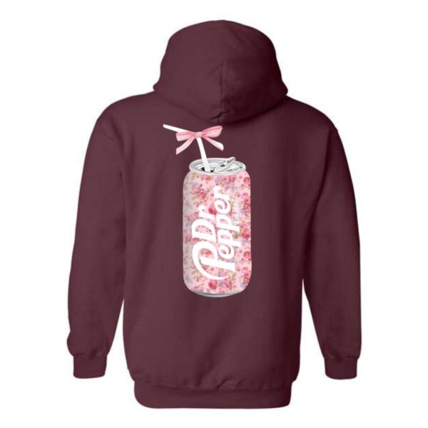 Dr. Pepper Hoodie, Floral Can Design Shirt, Trendy Hoodie for Men and Women , Hoodie Design - Image 8