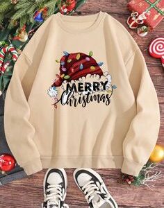 Natal Letra Casual Su?ter plus size 123456789101112131415161718192021222324252627282930